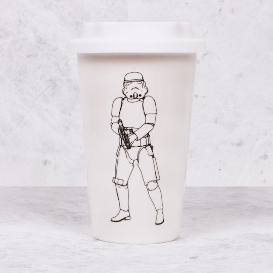 Thumbs Up Original Stormtrooper Κούπα Керамика с Капак Бял 275мл 1002206 1бр