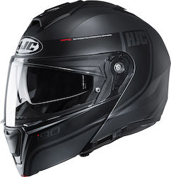 HJC i90 Davan Flip-Up Helmet with Pinlock and Sun Visor ECE 22.05 1720gr MC5SF