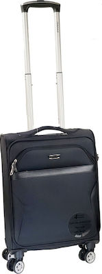 Diplomat ZC998 Cabin Travel Suitcase Fabric Black with 4 Wheels Height 55cm.