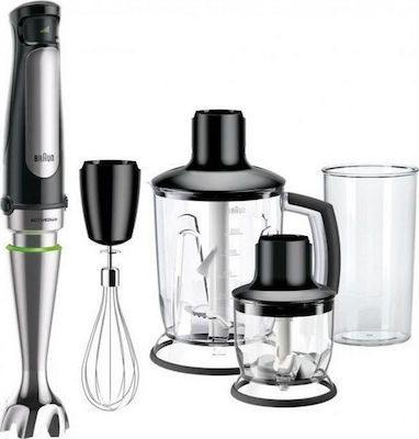 Braun MQ7045 Hand Blender with Stainless Rod 1000W Black