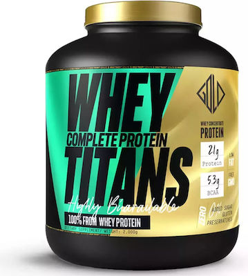 GoldTouch Nutrition Whey Titans Zero Πρωτεΐνη Ορού Γάλακτος Χωρίς Γλουτένη με Γεύση Vanilla Cookies 2kg