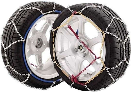 Autoline Snow Flow Anti-slip Chains Thickness 12mm Passenger Car 2pcs
