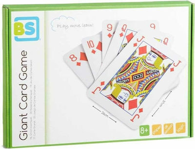 BS Toys Giant Card Game Τράπουλα Πλαστικοποιημένη