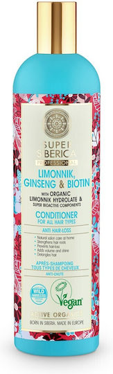 Natura Siberica Super Siberica Limonnik Ginseng & Biotin Conditioner Against Hair Loss for All Hair Types 400ml