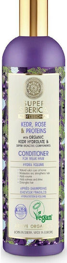 Natura Siberica Super Siberica Kedr, Rose & Proteins Conditioner Volume 400ml
