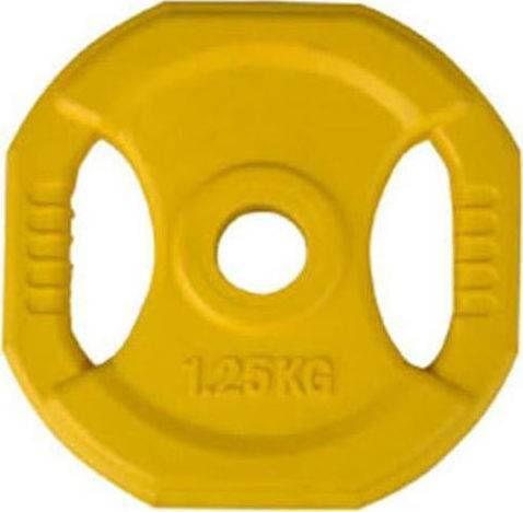 MDS Octagon 004 Scheibenset Gummierte 1 x 1.25kg Ø28mm mit Griffen