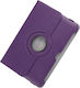 iNOS Rotating 360 Flip Cover Piele artificială Violet (Universal 7" - Universal 7")