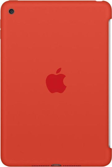 Apple Silicone Case Back Cover Πορτοκαλί (iPad mini 4)
