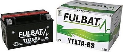 Fulbat Μπαταρία Μοτοσυκλέτας YTX7A-BS με Χωρητικότητα 6Ah
