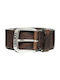 Replay Men's Leather Wide Belt Brown