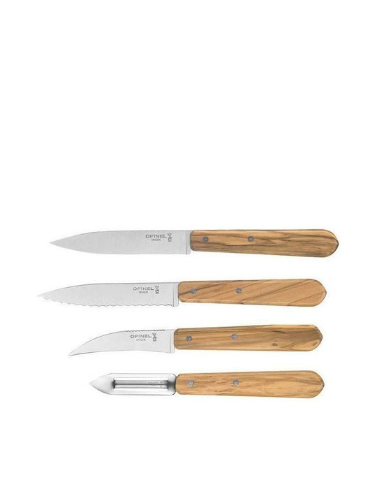 Opinel Les Essentiels Knife Set of Stainless Steel 002163 4pcs