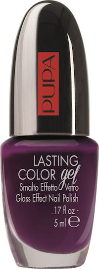 Pupa Lasting Color Gel Glossy Βερνίκι Νυχιών Μακράς Διαρκείας Μωβ 5ml