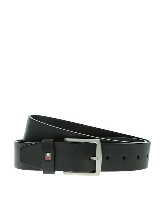 New Denton 4.0 Wide Men's Belt Leather Black