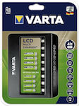 Varta LCD Multi Charger+ 8 Μπαταριών Ni-MH Μεγέθους AA/AAA