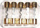 Bizzar FU60A Set Auto-Sicherungshalter Glas-Rundsicherungen 5Stück D-FU60-1