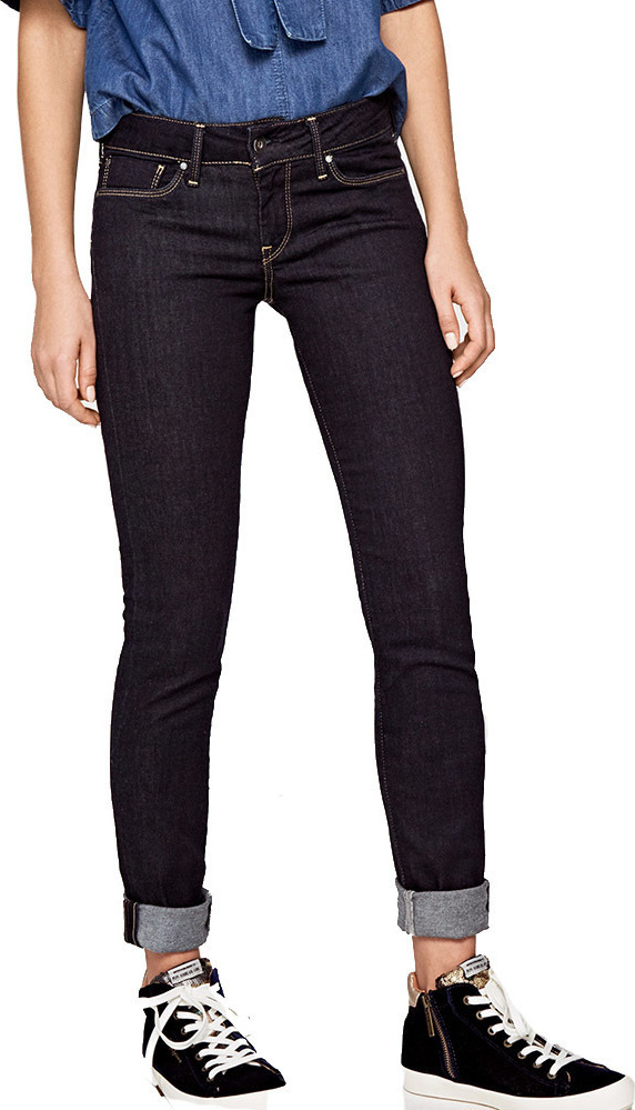 pepe jeans soho skinny fit mid waist