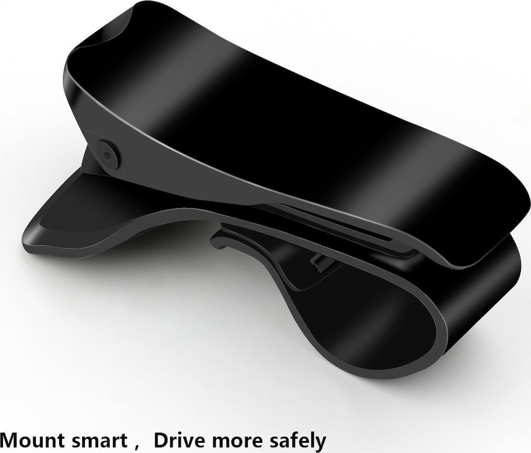 Universal Smartphone Clip Car Holder Black Skroutz.gr