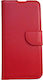 Buchen Sie Synthetisches Leder Rot (Nokia 6.2)