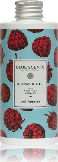 Blue Scents Red Berries Αφρόλουτρο σε Gel με Βούτυρο Καριτέ για Θρέψη 300ml