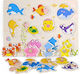 Wooden Kids Peg Puzzle Sea Animals Sea Animals 11pcs Remoundo