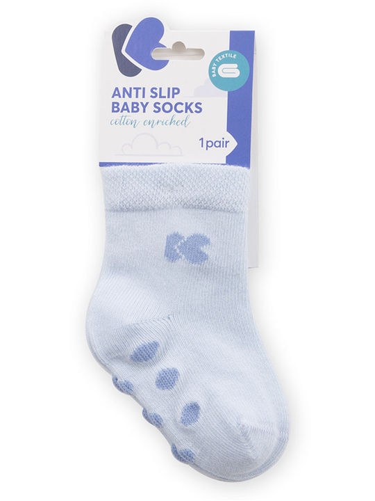Kikka Boo Non-slip Kids' Ankle Socks Light Blue