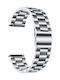 Stainless Steel Λουράκι Ανοξείδωτο Ατσάλι Ασημί (Galaxy Watch Active 2)