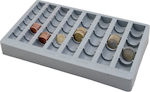 Πλαστική Επιτραπέζια Θήκη Κερμάτων με 8 Θέσεις 26x15x4.5cm