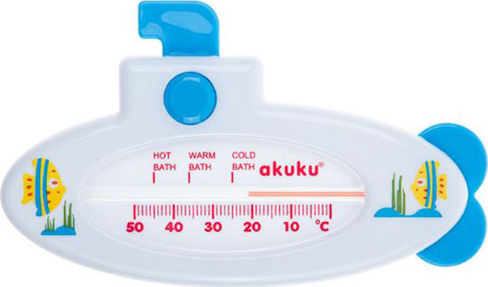 Akuku Analog Bath Thermometer Submarine 10°C - 50°C Light Blue