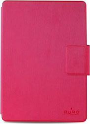 Puro Farbe Seiden Flip Cover Rosa (Universell 7...
