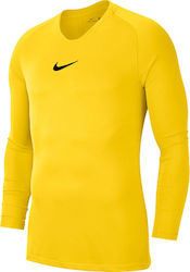 Nike Dry Park First Layer Ισοθερμική Μπλούζα Κίτρινη Nike Dry Park First Layer Ισοθερμική Μπλούζα Κίτρινη