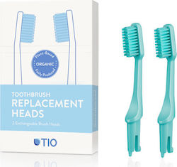 Tio Care Replacement Heads Zahnbürste Mittel Grün 2Stück