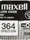 Maxell Zero Mercury 364 Baterie Oxid de argint pentru ceasuri SR69 1.55V 1buc