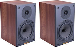 Nobsound NS-602 Pair of Hi-Fi Speakers Bookself 100W 2 No of Drivers W19.5xD24.1xH33cm. Brown