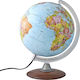 Cosmic Illuminated World Globe Greek with Diameter 25cm