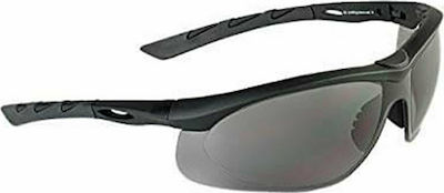 Swiss Eye Shooting Glasses Lancer Tactical with Anti-Scratch Coating, Anti-Glare & UV Protection Black