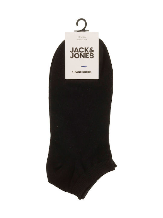 Jack & Jones Men's Solid Color Socks Black