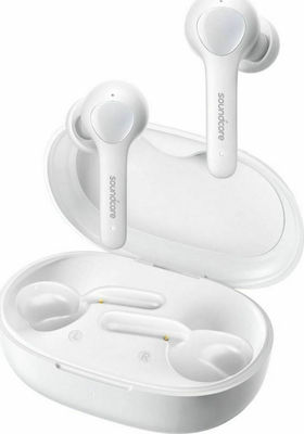 Soundcore by Anker Life Note In-ear Bluetooth Handsfree Earphones with Sweat Resistance and Charging Case Whitά