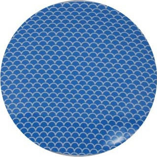Mario Luca Giusti Squame Platou de Servire Plastic Albastru cu Diametru 35.5buc 1buc