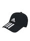 Adidas Baseball 3-Stripes Twill Jockey Schwarz