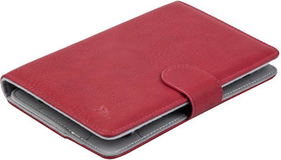 Rivacase 3017 Flip Cover Synthetic Leather Red (Universal 9-10.1") 3017