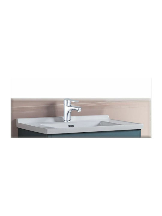 Gloria Hotel Vessel Sink Porcelain 80x48cm White