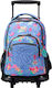 Totto Morral Renglon Elementary School Trolley Bag Light Blue 581759