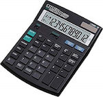 Citizen CT-666N Calculator Accounting 12 Digits in Black Color