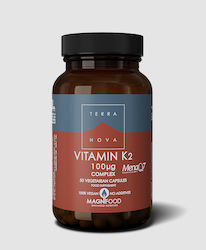 TerraNova Vitamin K2 Vitamină 100mcg 50 capace