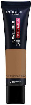 L'Oreal Paris Infaillible 24H Matte Cover Liquid Make Up 330 Hazelnut 30ml