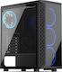 SilentiumPC Signum SG1X TG RGB Gaming Midi Tower Κουτί Υπολογιστή με Πλαϊνό Παράθυρο Μαύρο