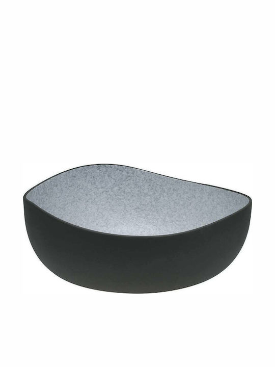 HFA Granite Salad Bowl Porcelain Grey 24.2x22x8...