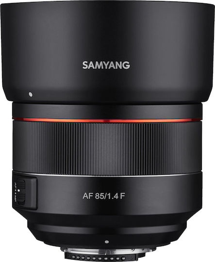 Samyang Full Frame Φωτογραφικός Φακός AF 85mm f/1.4 Telephoto για Nikon F Mount Μαύρος
