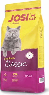 Josera Josicat Sterilised Classic Dry Food for Adult Neutered Cats with Salmon 18kg