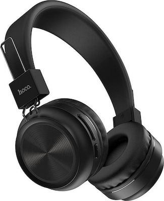 Hoco W25 Promise Wireless/Wired On Ear Headphones with 12 hours of Operation Blacα HOC-W25-BK